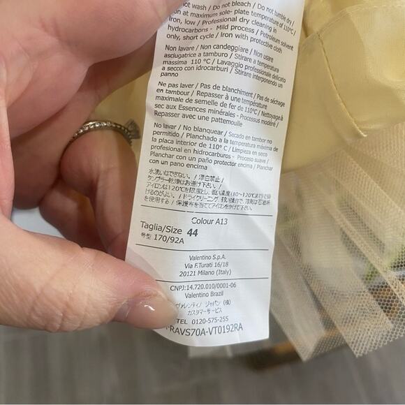 RED Valentino Sequin Mesh Tulle Mini Dress Black Nude IT 44 US 8 Party Glam - Picture 7 of 10